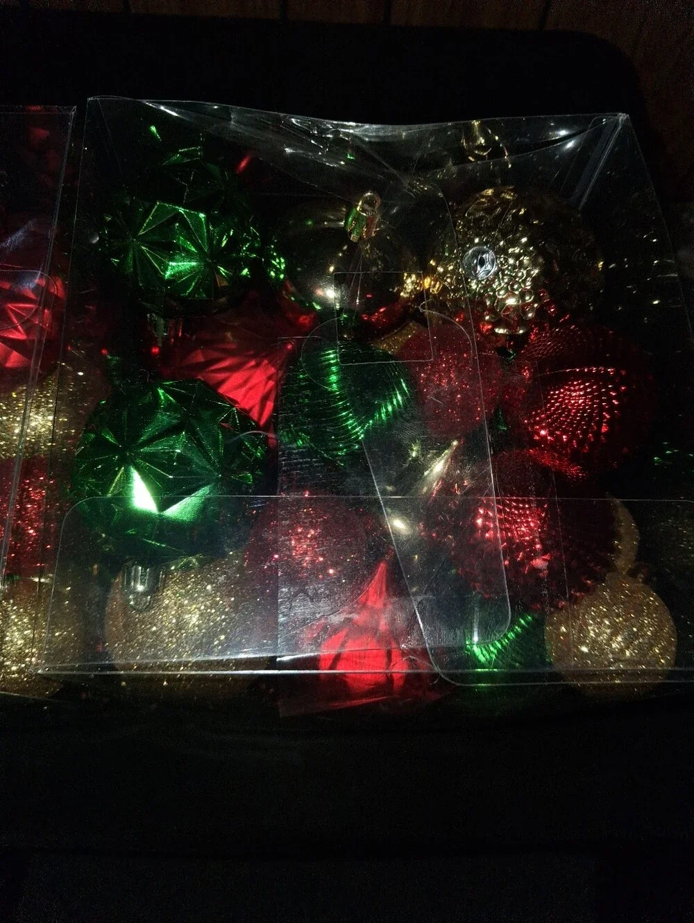 S/3 Happy Holidays 50 Count Shatterproof Ornaments (One Broken)